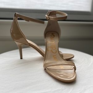 Sam Edelman 'Patti' Ankle Strap Sandal Nude